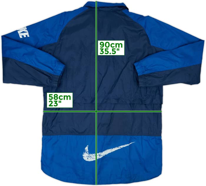 1998-99 Inter Milan Nike Hooded Rain Jacket - 6/10 - (L)