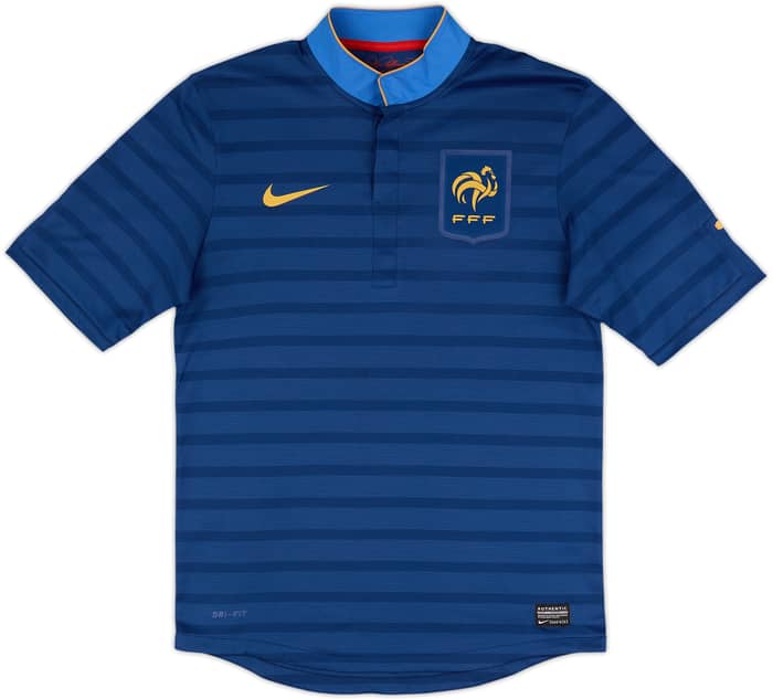 2012-13 France Authentic Home Shirt - 8/10 - (S)
