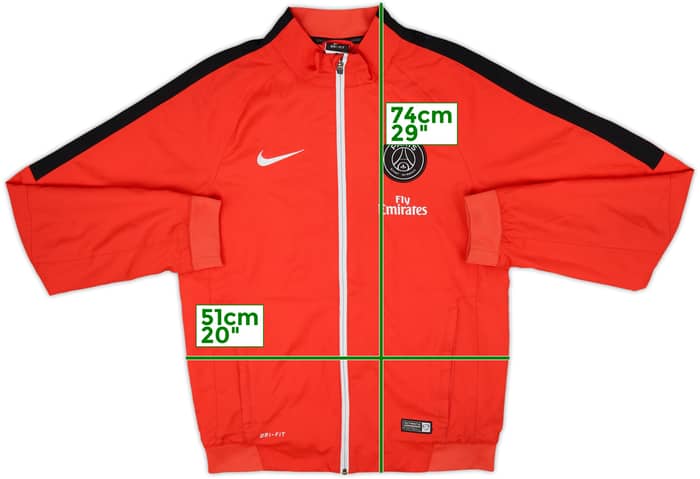 2015-16 Paris Saint-Germain Nike Track Jacket - 7/10 - (S)