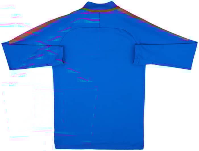 2018-19 Paris Saint-Germain Nike 1/4 Zip Drill Top - 8/10 - (S)