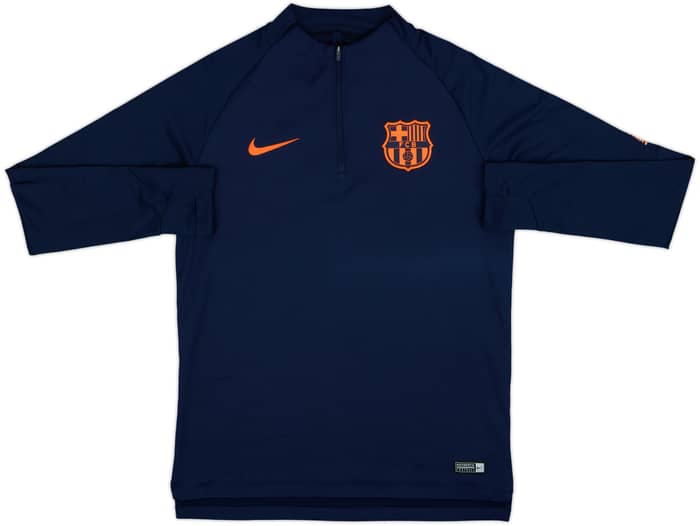 2018-19 Barcelona Nike 1/4 Zip Drill Top - 6/10 - (M)