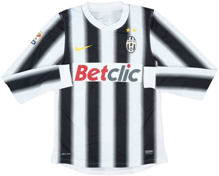 2011-12 Juventus Match Issue Signed Home L/S Shirt Elia #17