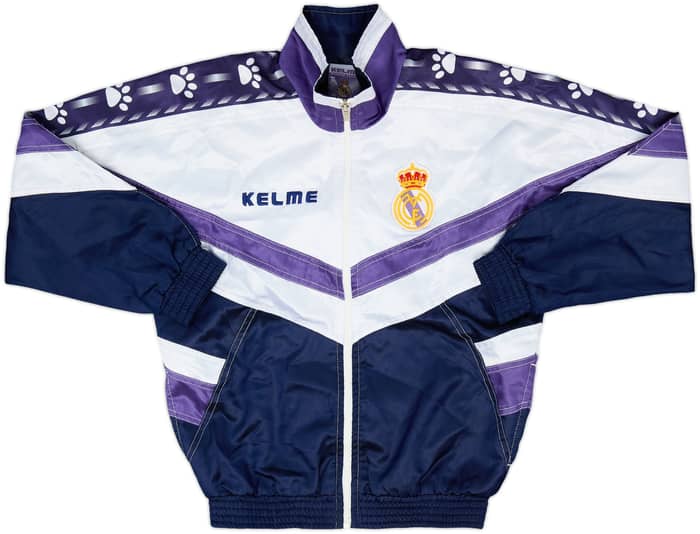 1994-96 Real Madrid Kelme Full Tracksuit - 10/10 - (L.Boys)