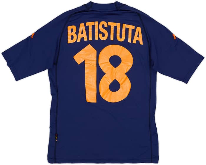 2000-01 Roma Third Shirt Batistuta #18 - 6/10 - (M)