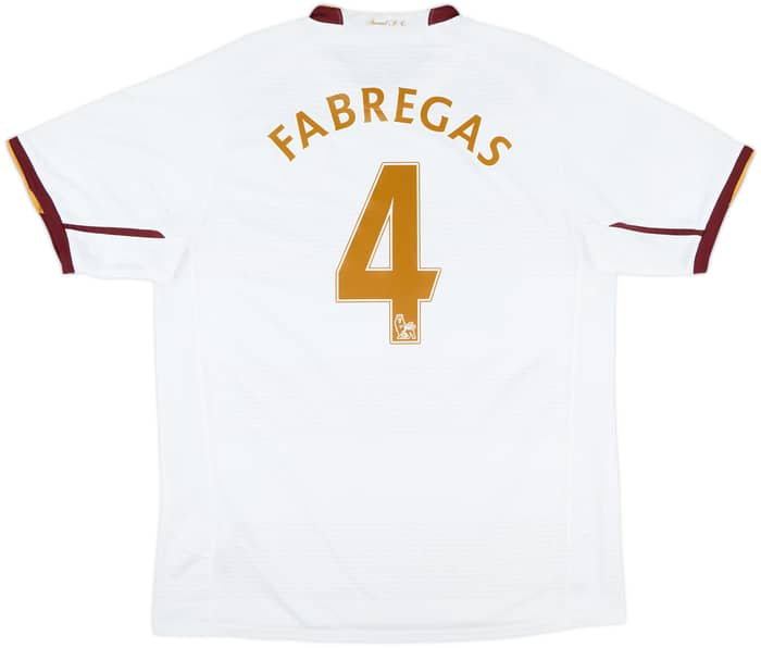 2007-08 Arsenal Away Shirt Fabregas #4 - 10/10 - (L)