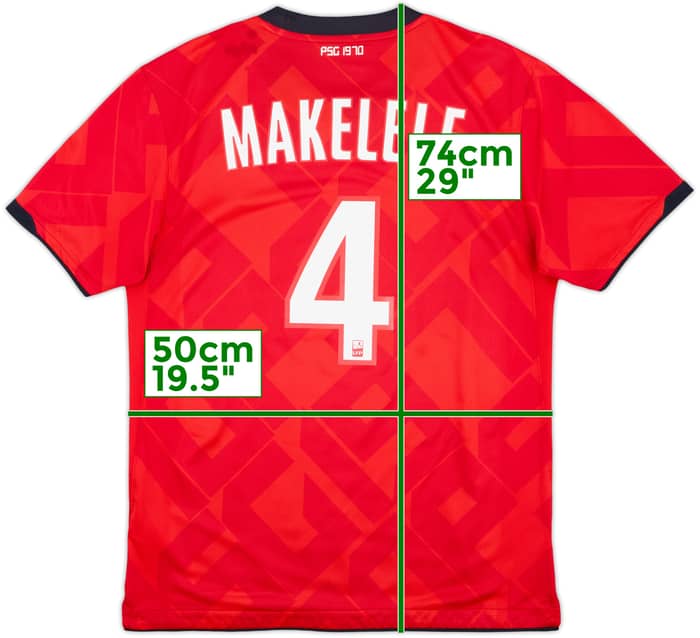 2010-12 Paris Saint-Germain '40 ANS' Home/Third Shirt Makelele #4 - 5/10 - (M)