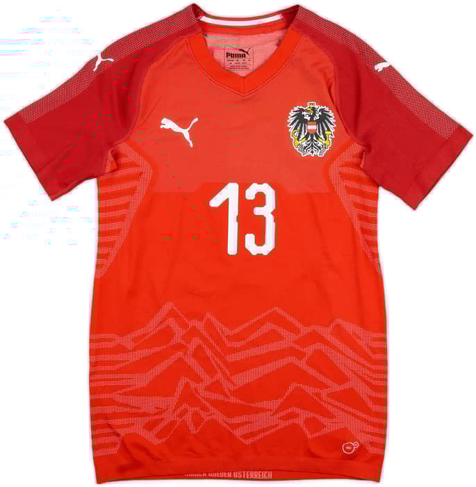 2018-19 Austria Match Issue Home Shirt #13
