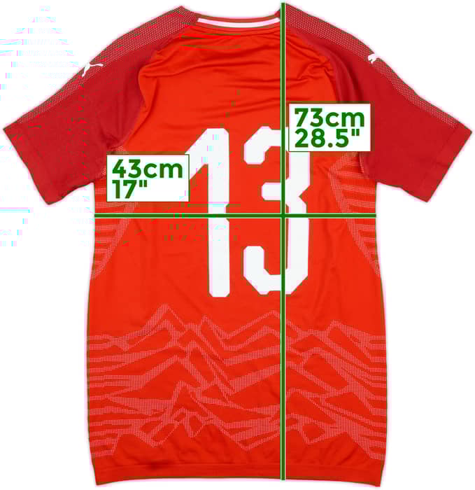 2018-19 Austria Match Issue Home Shirt #13