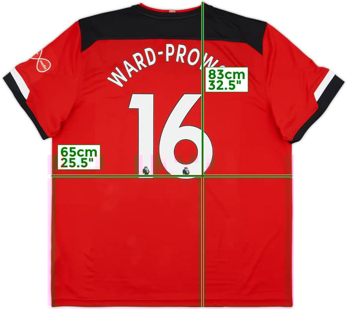 2019-20 Southampton Home Shirt Ward-Prowse #16 - 9/10 - (3XL)
