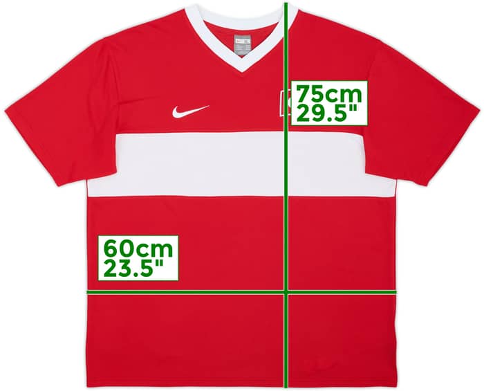 2008-10 Turkey Basic Home Shirt - 8/10 - (XL)