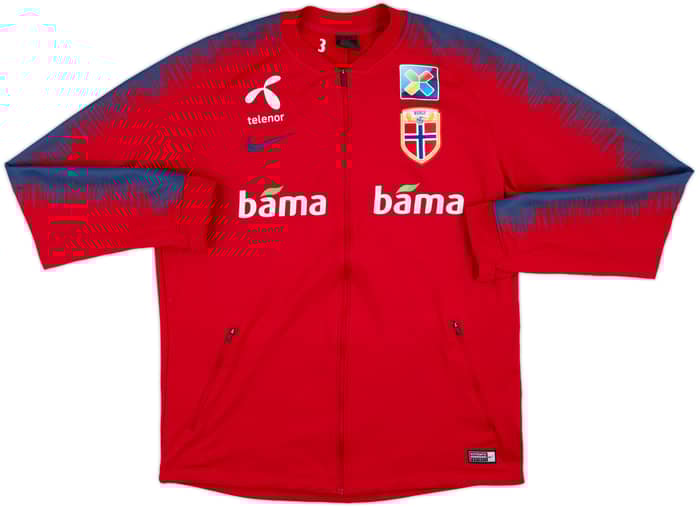 2018-19 Norway Player Issue Nike Track Jacket - 8/10 - (L)