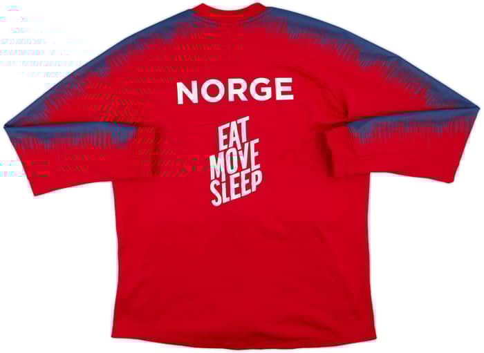 2018-19 Norway Player Issue Nike Track Jacket - 8/10 - (L)