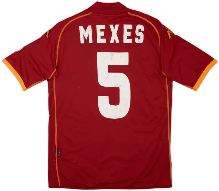 2008-09 Roma Home Shirt Mexes #5 - 5/10 - (S)