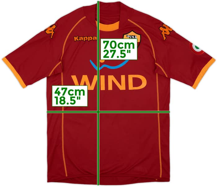 2008-09 Roma Home Shirt Mexes #5 - 5/10 - (S)
