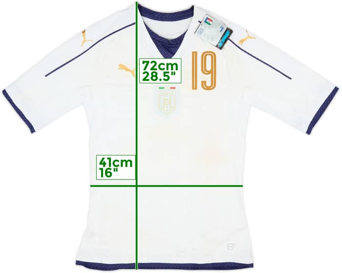 2016-17 Italy Tribute Player Issue Away Shirt #19 (L)
