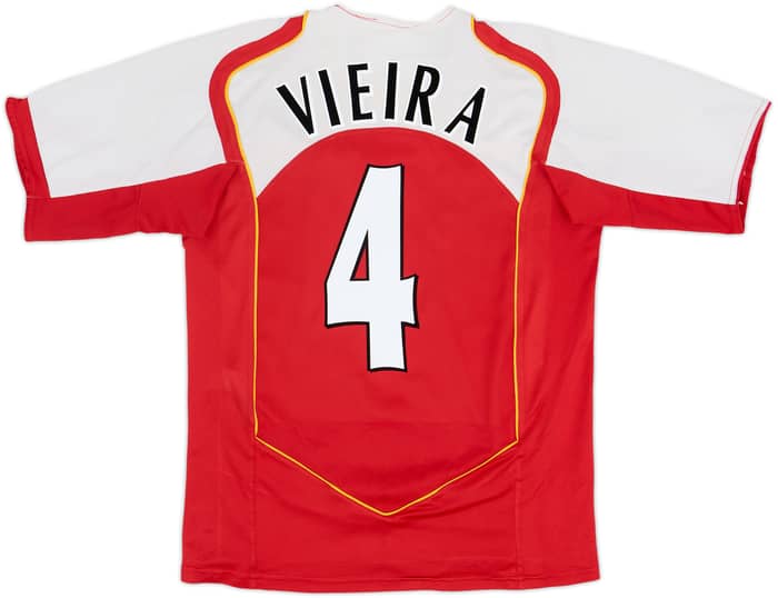 2004-05 Arsenal Home Shirt Vieira #4 - 5/10 - (M)