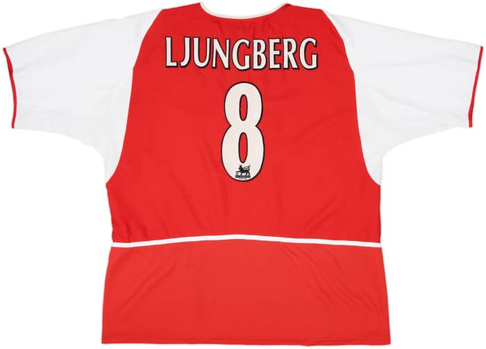 2002-04 Arsenal Home Shirt Ljungberg #8 - 5/10 - (XL)
