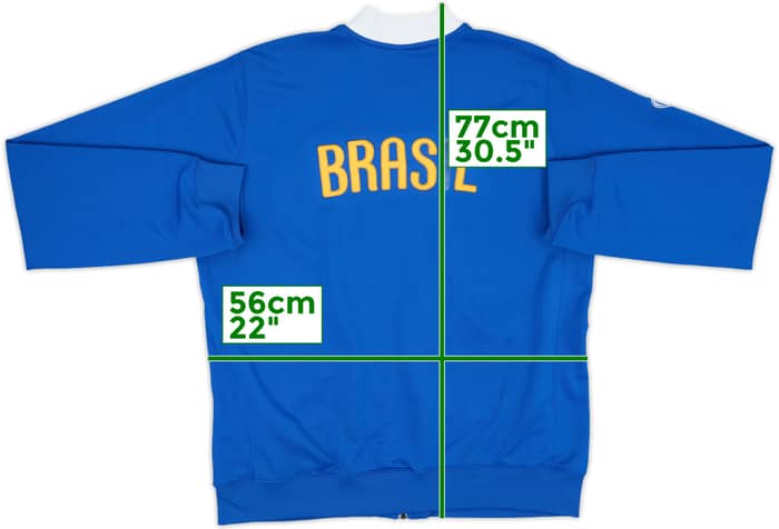 2006-07 Brazil Nike Track Jacket - 4/10 - (XL)