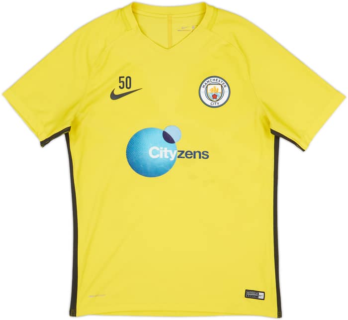 2017-18 Manchester City Player Issue Nike Training Shirt #50 - 6/10 - (M)