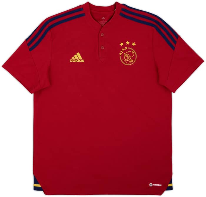2022-23 Ajax adidas Polo Shirt - 8/10 - (M)