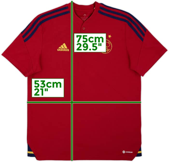 2022-23 Ajax adidas Polo Shirt - 8/10 - (M)