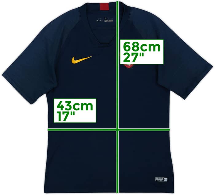 2019-20 Roma Nike Training Shirt - 5/10 - (S)