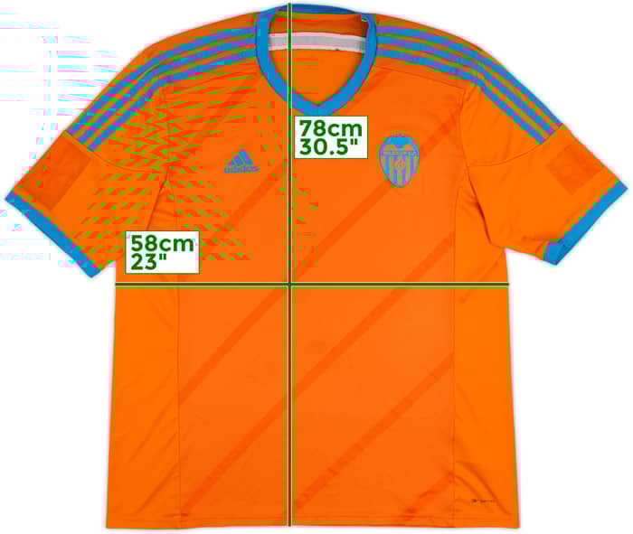 2014-16 Valencia Away Shirt - 5/10 - (XL)