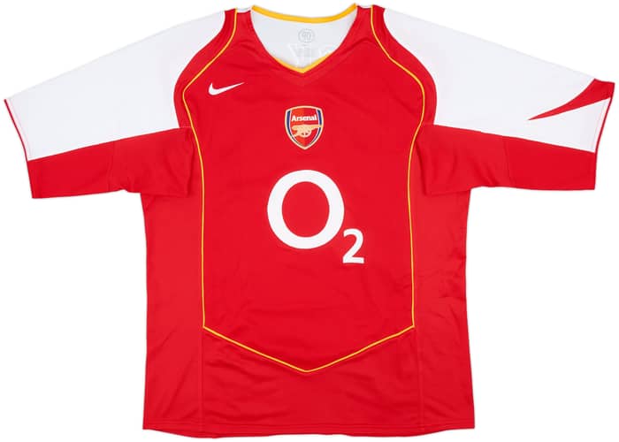 2004-05 Arsenal Home Shirt Bergkamp #10 - 8/10 - (L)