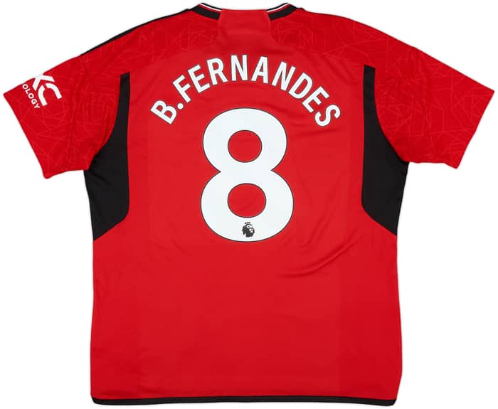 2023-24 Manchester United Home Shirt B.Fernandes #8 - 10/10 - (XL)