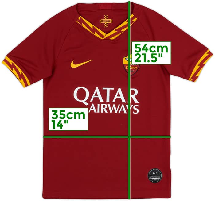 2019-20 Roma Home Shirt - 10/10 - (5-6 Years)