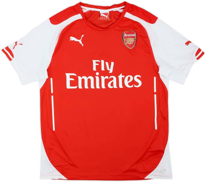 2014-15 Arsenal Home Shirt Arteta #8 - 5/10 - (M)