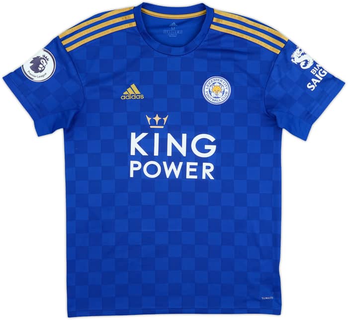 2019-20 Leicester Home Shirt Vardy #9 - 8/10 - (M)