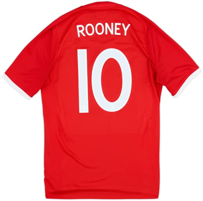 2010-11 England Away Shirt Rooney #10 - 4/10 - (L)