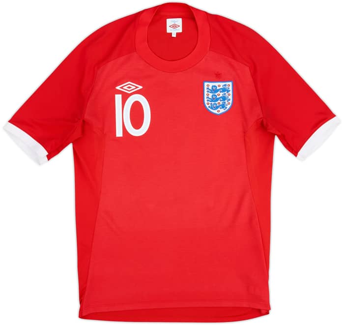 2010-11 England Away Shirt Rooney #10 - 4/10 - (L)