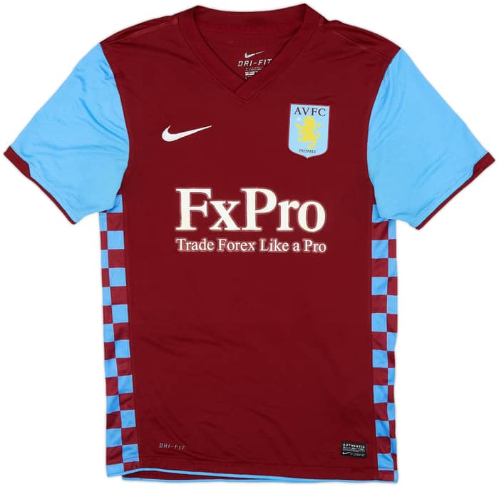 2010-11 Aston Villa Home Shirt Carew #10 - 6/10 - (S)