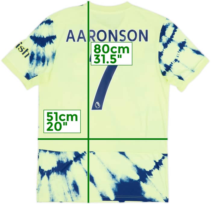 2022-23 Leeds United Away Shirt Aaronson #7 (M)