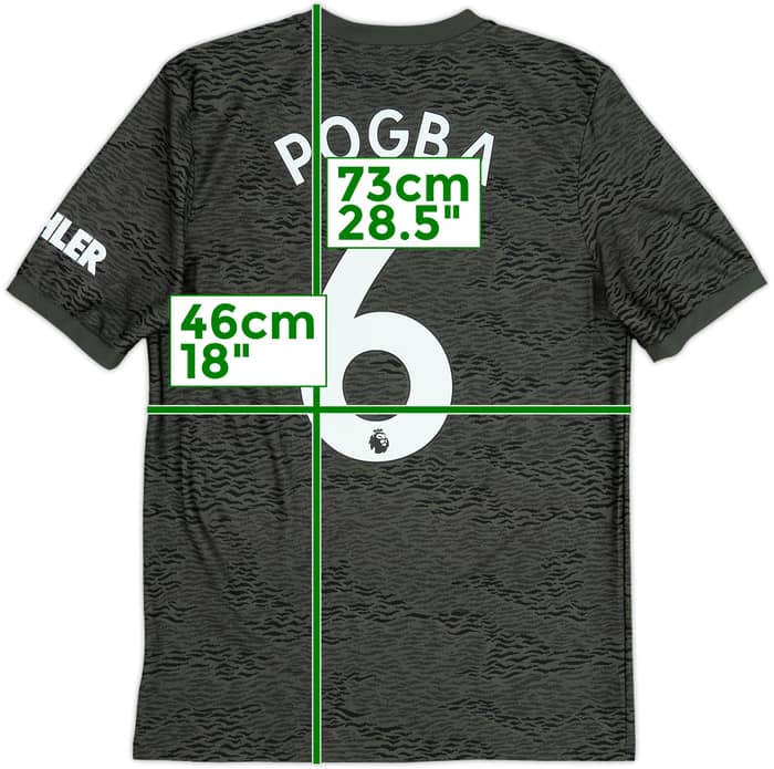 2020-21 Manchester United Away Shirt Pogba #6 - 10/10 - (XL.Boys)