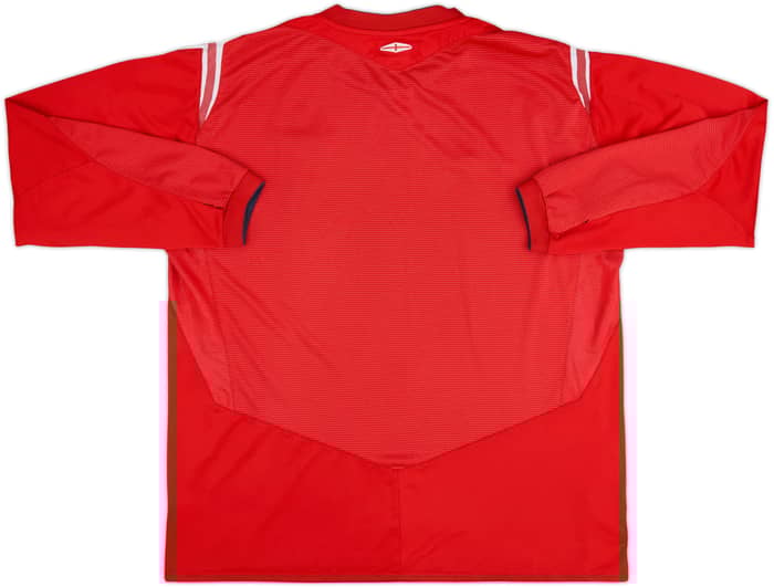 2004-06 England Away L/S Shirt - 4/10 - (XL)