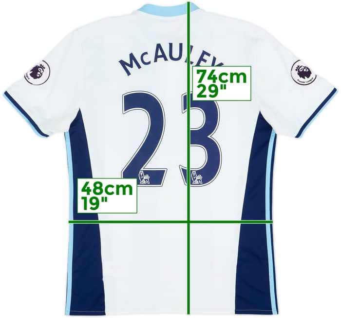 2016-17 West Brom Home Shirt McAuley #23 - 6/10 - (M)