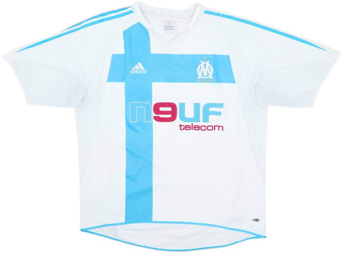 2004-05 Olympique Marseille Home Shirt Nasri #22 - 7/10 - (L)