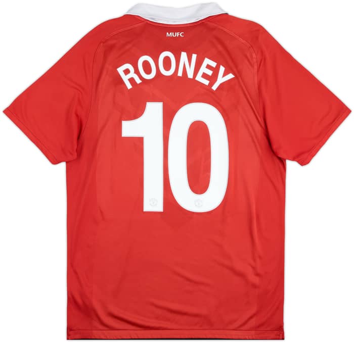 2010-11 Manchester United Home Shirt Rooney #10 - 5/10 - (L)