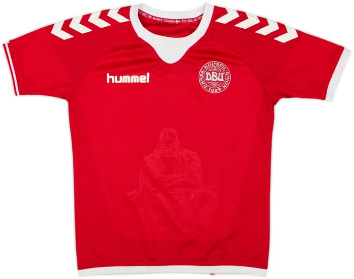 2016-17 Denmark Home Shirt - 5/10 - (7-8 Years)