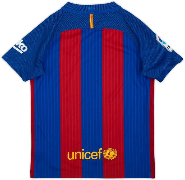 2016-17 Barcelona Home Shirt - 7/10 - (S.Boys)