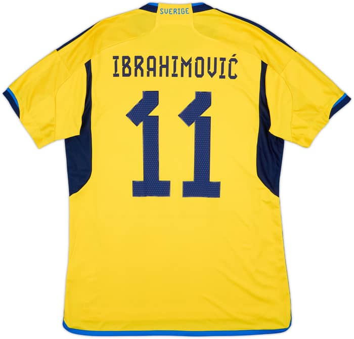 2022-23 Sweden Home Shirt Ibrahimovic #11 - 10/10 - (L)