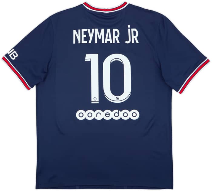 2021-22 Paris Saint-Germain Home Shirt Neymar Jr #10 - 7/10 - (L)