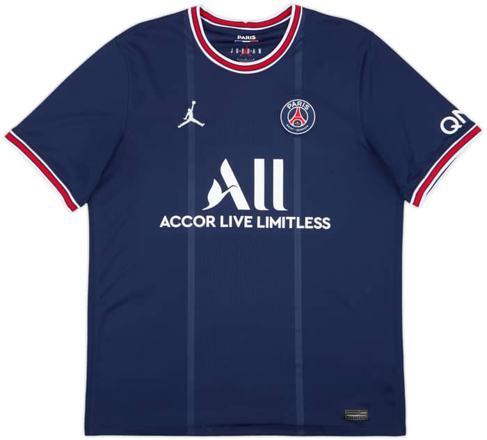 2021-22 Paris Saint-Germain Home Shirt Neymar Jr #10 - 7/10 - (L)
