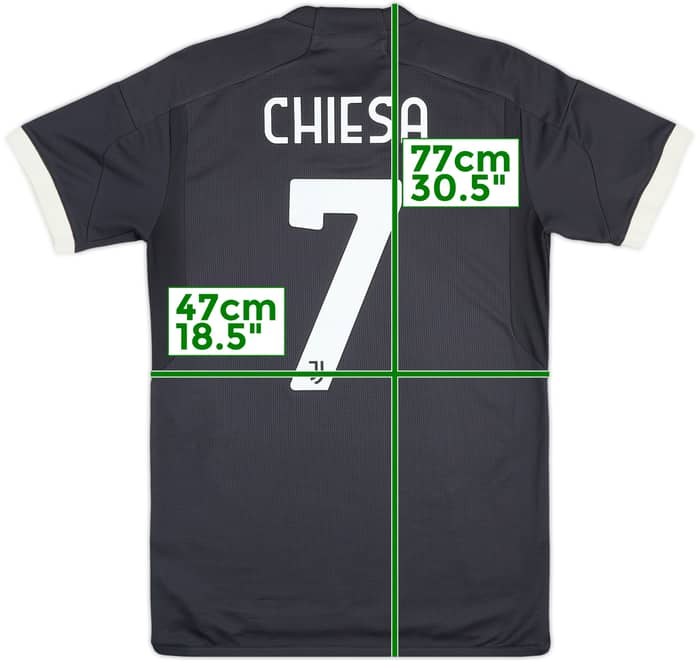 2023-24 Juventus Third Shirt Chiesa #7 - 8/10 - (M)