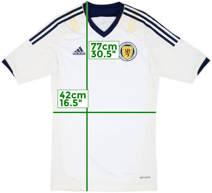 2012-14 Scotland Player Issue Techfit Away Shirt - 7/10 - (S)