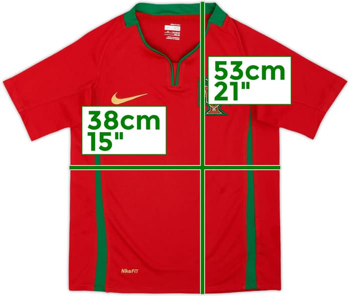 2008-10 Portugal Home Shirt - 9/10 - (6-8 Years)