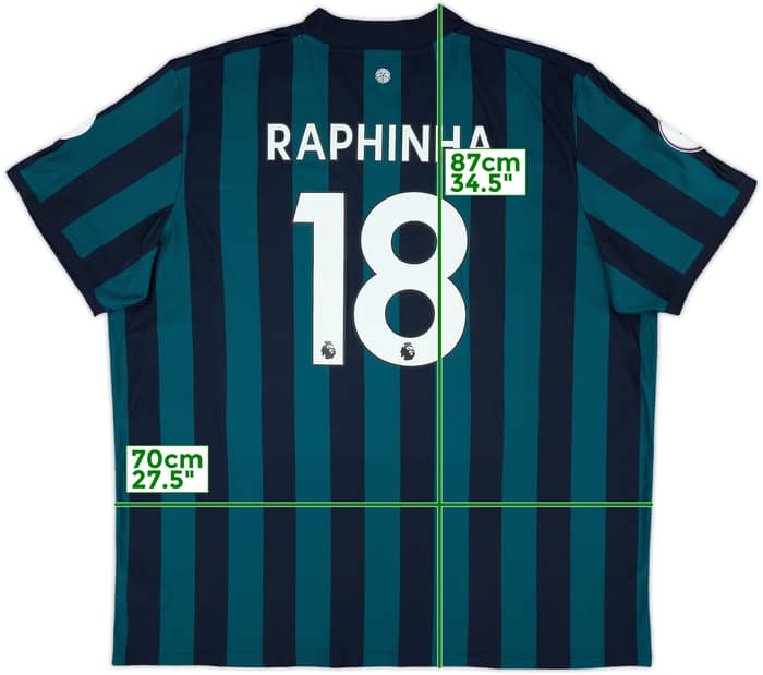 2020-21 Leeds United Away Shirt Raphinha #18 - 9/10 - (3XL)